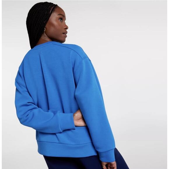 XXL 2X Blue CALIA Carrie Underwood Soft Scuba Crew Neck Sweatshirt Yoga Workout - Picture 3 of 14